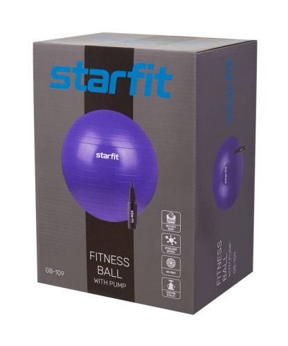 Фитбол STARFIT GB-109 55 см (с ручным насосом) зеленый#4