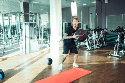 Тренировочный мяч Wall Ball Deluxe 3 кг#6