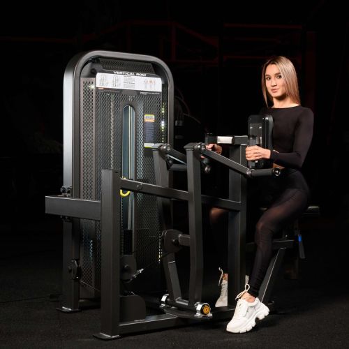 Тренажер Гребная тяга с упором на грудь DHZ E5034 (U3034D) (стек 94 кг)#3