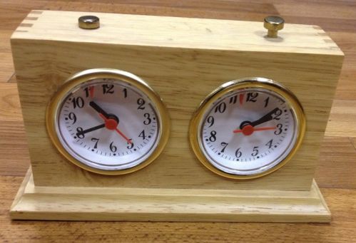 Часы шахматные механические Рубин (в деревянном корпусе)