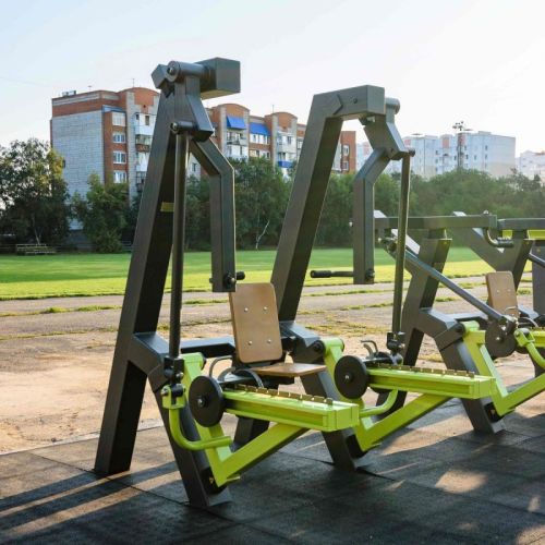 Уличный тренажер Жим сидя с переменной нагрузкой ZAVODSPORTA Power-1812.1#4 Уличный тренажер Жим сидя с переменной нагрузкой ZAVODSPORTA Power-1812.1#4
