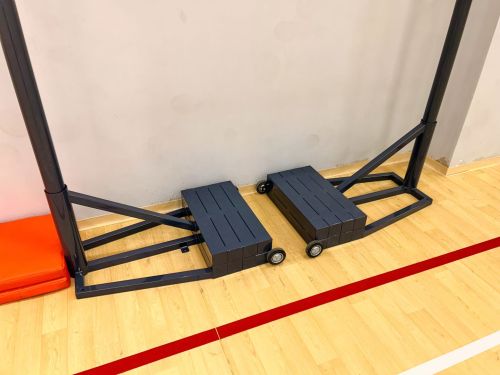 Стойки волейбольные передвижные со стаканами-противовесами СТ-174#12