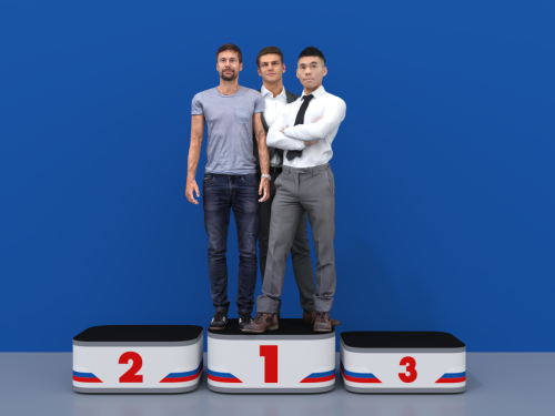 Пьедестал «Эконом» Матрешка 812х612 мм закругленный#2