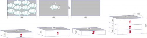 Пьедестал прямоугольный ТС-26#2