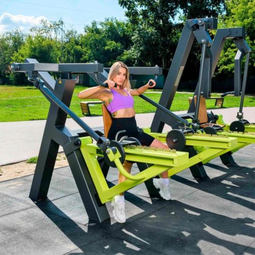 Уличный тренажер Жим вверх с переменной нагрузкой ZAVODSPORTA Power-1801.1#2 Уличный тренажер Жим вверх с переменной нагрузкой ZAVODSPORTA Power-1801.1#2