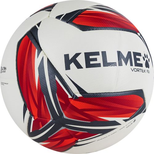 Мяч футбольный KELME Vortex 19.1 №5 (ПУ) бело-красный#3