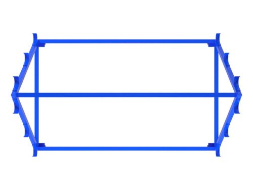Тележка для хранения и перевозки волейбольных стоек#4