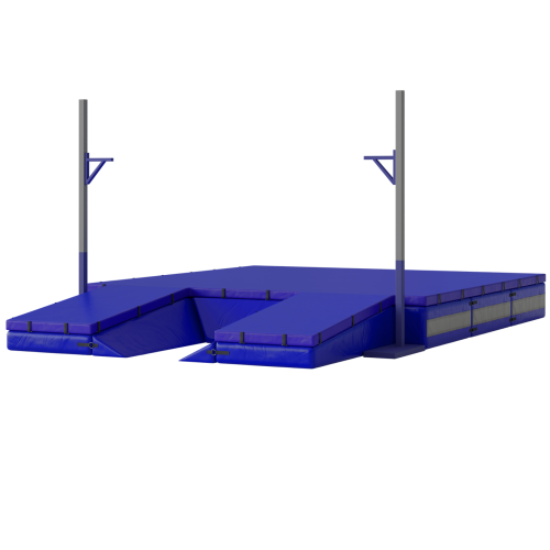 Зона приземления для прыжков с шестом 8,8х6х0,8 м ПРОФИ (сменный мат) ЗПШ-2