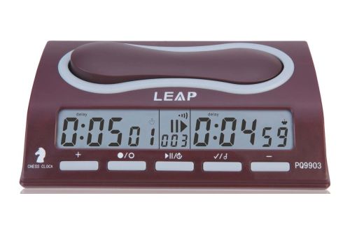 Часы шахматные электронные LEAP PQ9903A