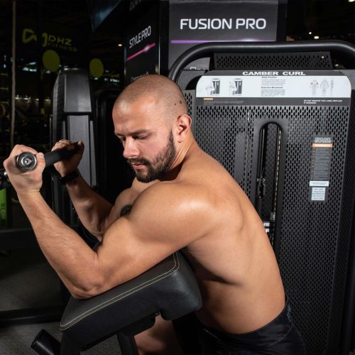 Бицепс-машина сидя DHZ E7030#4