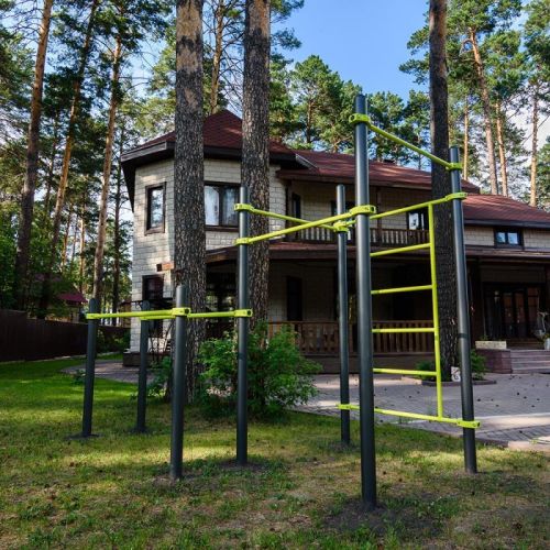 Воркаут (брусья, 3 перекладины, шведская стенка) ZAVODSPORTA W217#2