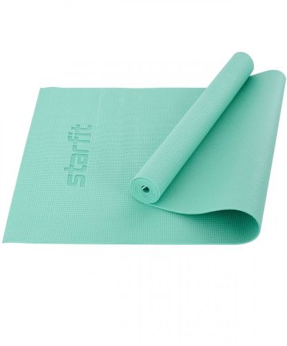 Коврик для йоги и фитнеса STARFIT FM-101 PVC 183x61х0,4 см (мятный) Коврик для йоги и фитнеса STARFIT FM-101 PVC 183x61х0,4 см (мятный)