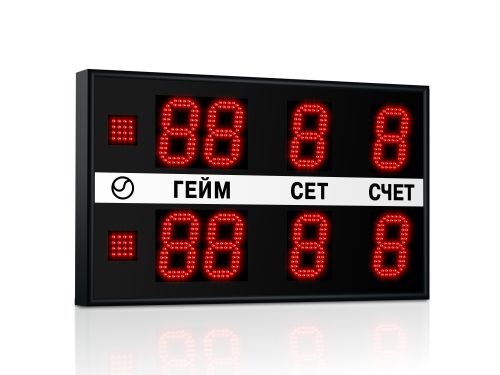 Табло для большого тенниса 750х450 мм Табло для большого тенниса 750х450 мм