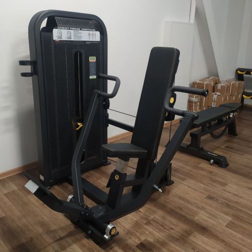 Тренажер Жим от груди вертикальный DHZ E5008 (U3008D) (стек 109 кг)#2