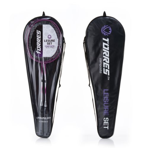 Набор для бадминтона TORRES Leisure Set (2 ракетки) фиолетовый#2 Набор для бадминтона TORRES Leisure Set (2 ракетки) фиолетовый#2
