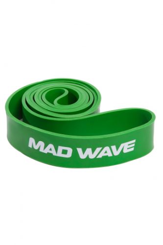 Силовая эластичная лента MADWAVE Long Resistance Band 22,7-54,5 кг (зеленый)