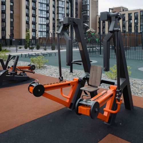 Уличный тренажер Жим сидя с переменной нагрузкой ZAVODSPORTA Power-1812.1#7 Уличный тренажер Жим сидя с переменной нагрузкой ZAVODSPORTA Power-1812.1#7