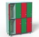 Шкаф для раздевалок HPL ТС 1-32 1200х500х1850 мм#2