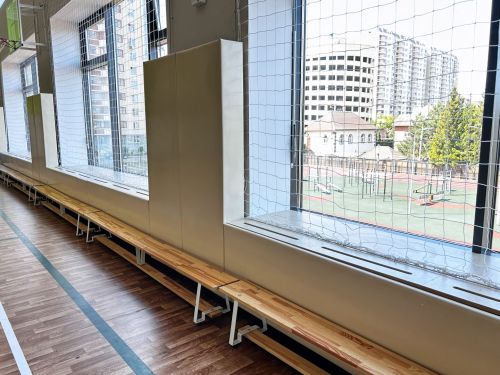 Скамейка гимнастическая "Премиум" 2000х230х350мм (мебельный щит, мет. ножки) СТП-54#2 Скамейка гимнастическая "Премиум" 2000х230х350мм (мебельный щит, мет. ножки) СТП-54#2