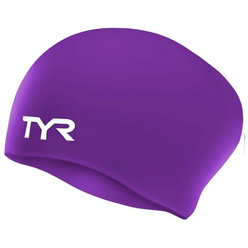 Шапочка для плавания TYR Long Hair Wrinkle-Free Silicone Cap LCSL-510 (силикон)