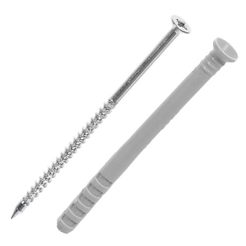 Дюбель-гвоздь с потайной манжетой 6х80 мм (нейлон) 75 шт.