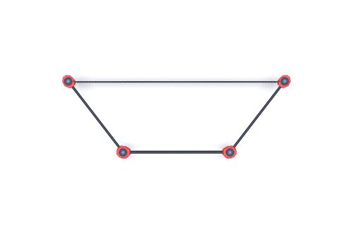 Мишень на стойках круглая для выполнения испытания «Метание теннисного мяча в цель дистанция 6 м»#3