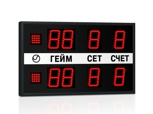 Табло для большого тенниса 650х400 мм Табло для большого тенниса 650х400 мм