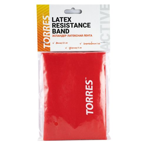 Эспандер TORRES AL0020 (сопротивление 8 кг, латекс) красный#3