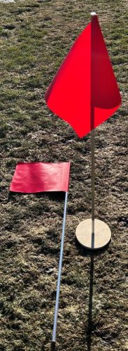 Флажок разметочный (с основанием) 120 см Флажок разметочный (с основанием) 120 см