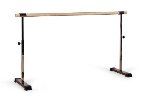 Станок хореографический (балетный) переносной однорядный "Профи" с резиновыми накладками (нержавеющая сталь) бук Станок хореографический (балетный) переносной однорядный "Профи" с резиновыми накладками (нержавеющая сталь) бук