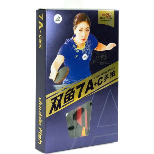 Ракетка для настольного тенниса DOUBLE FISH 7A+C (коническая ручка) ITTF Approved#7 Ракетка для настольного тенниса DOUBLE FISH 7A+C (коническая ручка) ITTF Approved#7