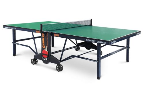 Теннисный стол GAMBLER Edition Indoor GREEN GTS-2 (с сеткой) Теннисный стол GAMBLER Edition Indoor GREEN GTS-2 (с сеткой)
