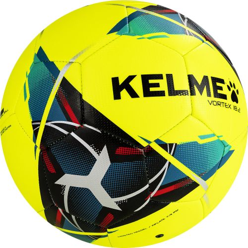 Мяч футбольный KELME Vortex 18.2 №5 (ТПУ) желто-сине-черный#3