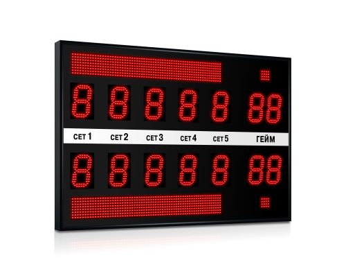 Табло для большого тенниса 1100х850 мм