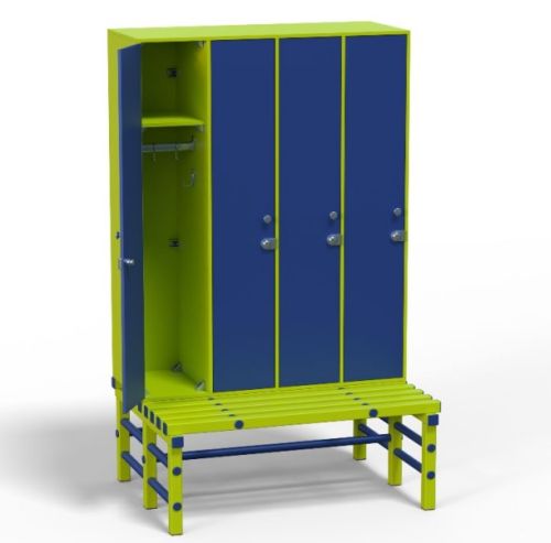 Шкаф для раздевалок HPL ТС 1-30 1200x500x1500 мм