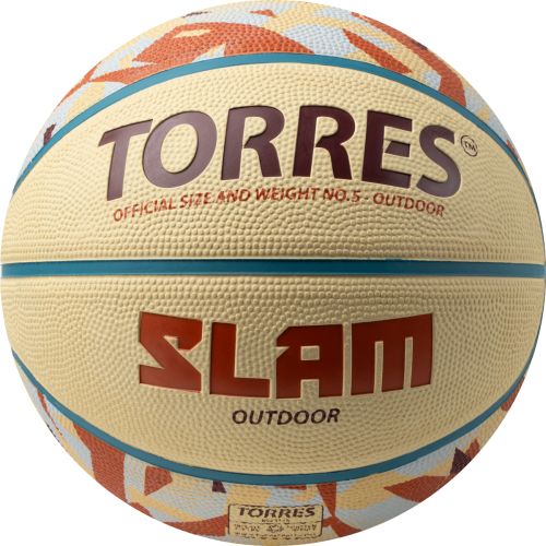 Мяч баскетбольный TORRES Slam №5 (износостойкая резина)#2 Мяч баскетбольный TORRES Slam №5 (износостойкая резина)#2
