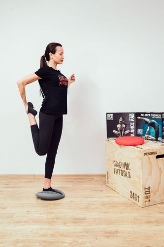 Подушка балансировочная Original FitTools синяя#2