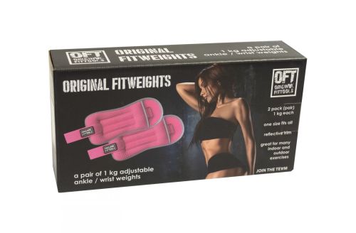 Утяжелители универсальные Original FitTools 1 кг (розовые)#3 Утяжелители универсальные Original FitTools 1 кг (розовые)#3