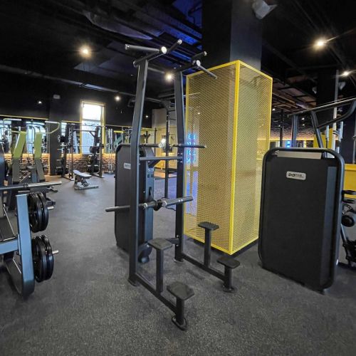 Тренажер Турник, брусья с противовесом DHZ E7009#4