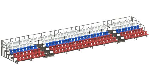 Трибуна сборно-разборная 5-ти рядная на 184 места СТ-422 Трибуна сборно-разборная 5-ти рядная на 184 места СТ-422