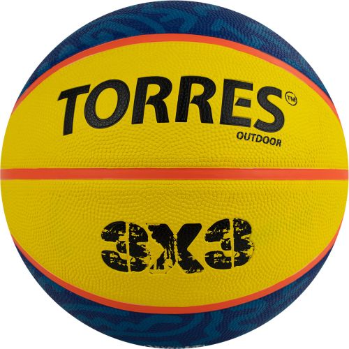 Мяч баскетбольный TORRES 3х3 Outdoor №6 (резина) Мяч баскетбольный TORRES 3х3 Outdoor №6 (резина)