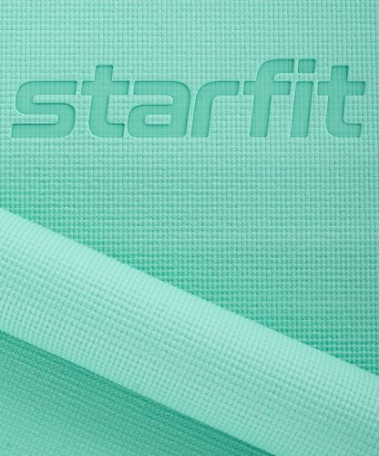 Коврик для йоги и фитнеса STARFIT FM-101 PVC 173x61х0,4 см (мятный)#4