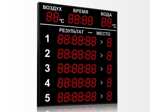 Табло для плавания 1250x1400 мм Табло для плавания 1250x1400 мм