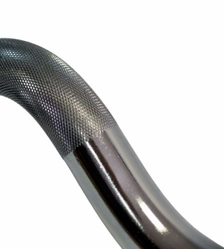 Гриф олимпийский сильноизогнутый хромированный 47" REBEL R-OB47-W-C (с замками)#3