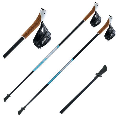 Палки для скандинавской ходьбы SWIX (NW520-01) NW AT2 (Алюминий) черный Палки для скандинавской ходьбы SWIX (NW520-01) NW AT2 (Алюминий) черный