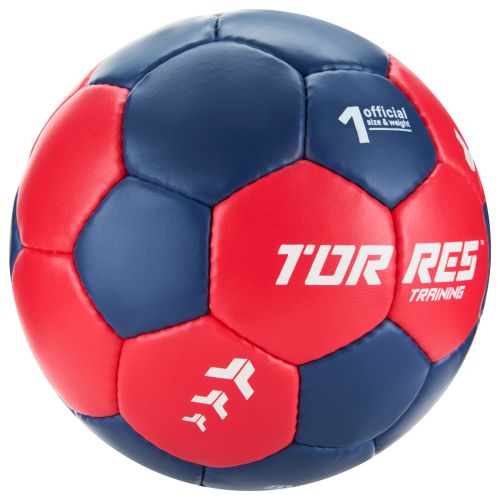 Мяч гандбольный TORRES Training №1 (ПУ) сине-красный#2 Мяч гандбольный TORRES Training №1 (ПУ) сине-красный#2