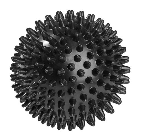Массажный мяч MADWAVE SPIKY MASSAGE BALL 9 см (черный) Массажный мяч MADWAVE SPIKY MASSAGE BALL 9 см (черный)