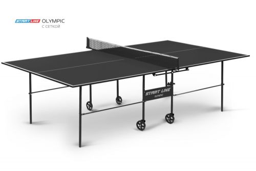 Теннисный стол START LINE Olympic Black (с сеткой) Теннисный стол START LINE Olympic Black (с сеткой)