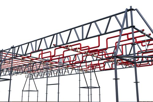 Комплекс полосы препятствий Водопровод + гиббон#3
