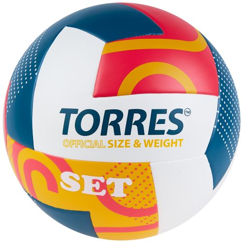 Мяч волейбольный TORRES Set №5 (ТПУ) Мяч волейбольный TORRES Set №5 (ТПУ)